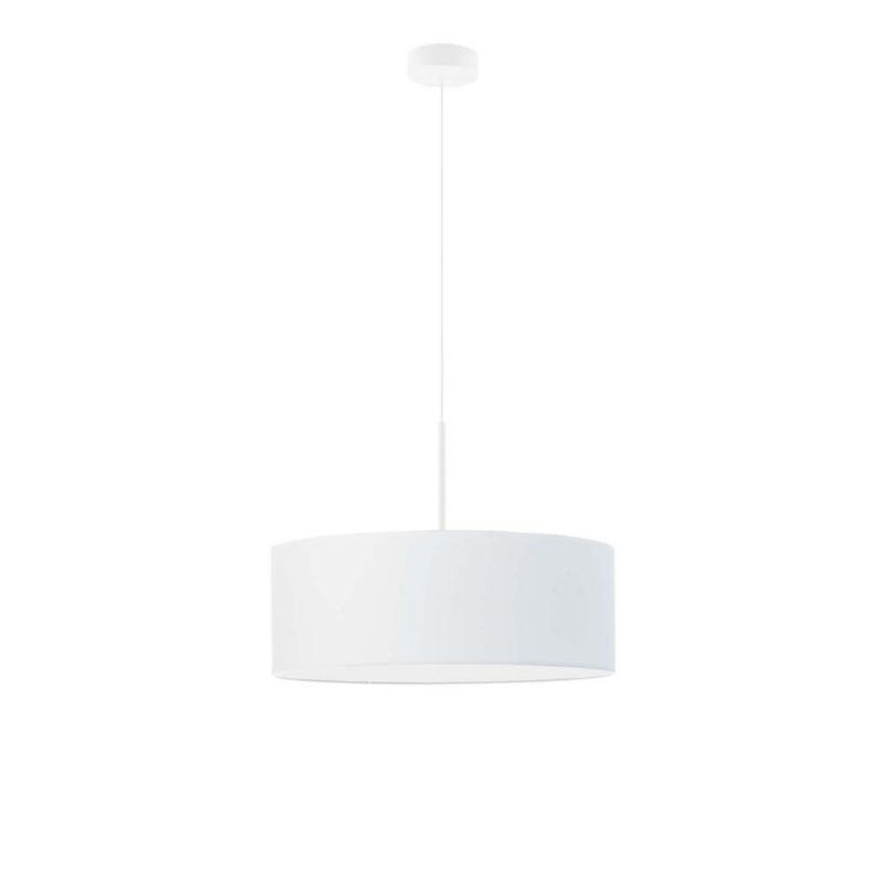 Lampa wisząca zwis Volta Light Factory żyrandol sufitowa z abażurem diament Biały JAZZ 50cm 1szt.