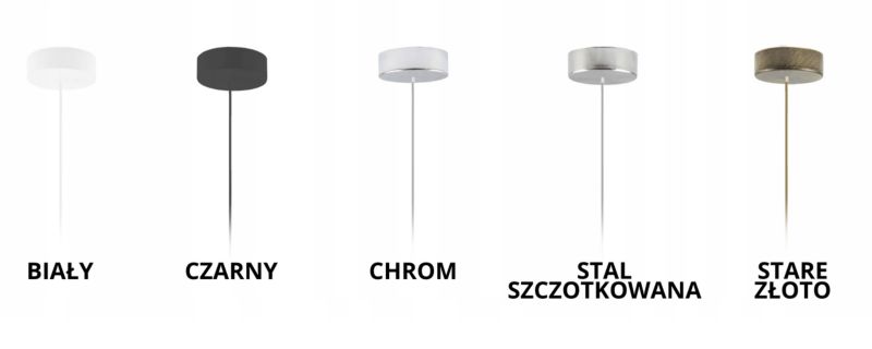 Lampa wisząca zwis Volta Light Factory żyrandol sufitowa z abażurem tuba Szary FINE Z1 1szt.