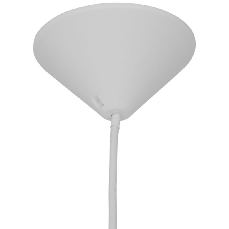 Lampa wisząca 1-punktowa E27 biała