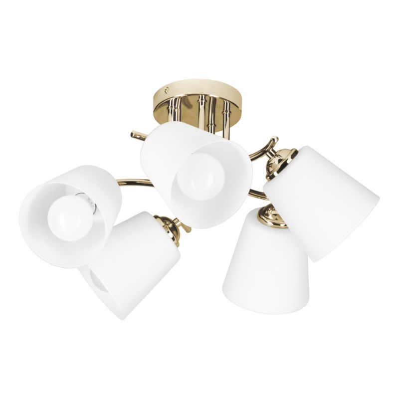 Lampa wiszaca Activejet AJE-EMILY 5P GOLD złota E27 5x40W 1szt.