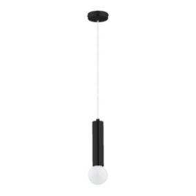 Lampa wisząca Alfa Jazz 1-punktowa E27 czarna