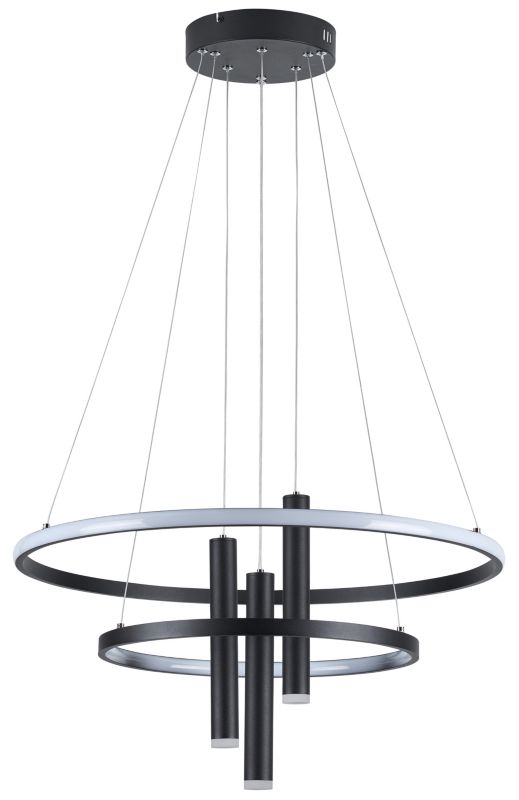 Lampa wisząca Amanda 3200 lm 4000 K czarna