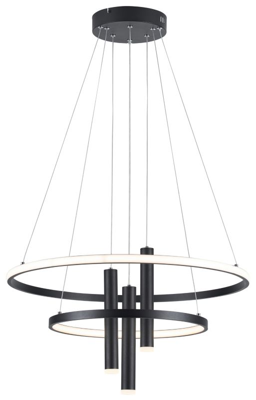 Lampa wisząca Amanda 3200 lm 4000 K czarna