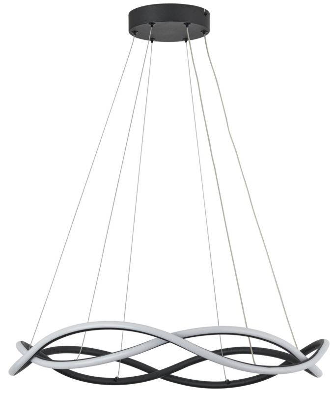Lampa wisząca Amira 3840 lm 3000 - 4000 K czarna