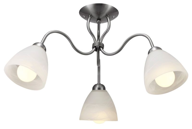 Lampa wisząca Ariel 3 x 60 W E27 chrom