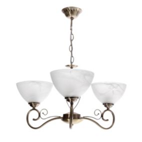 Lampa wisząca Candellux Lighting Horizon 3 x E14 patyna
