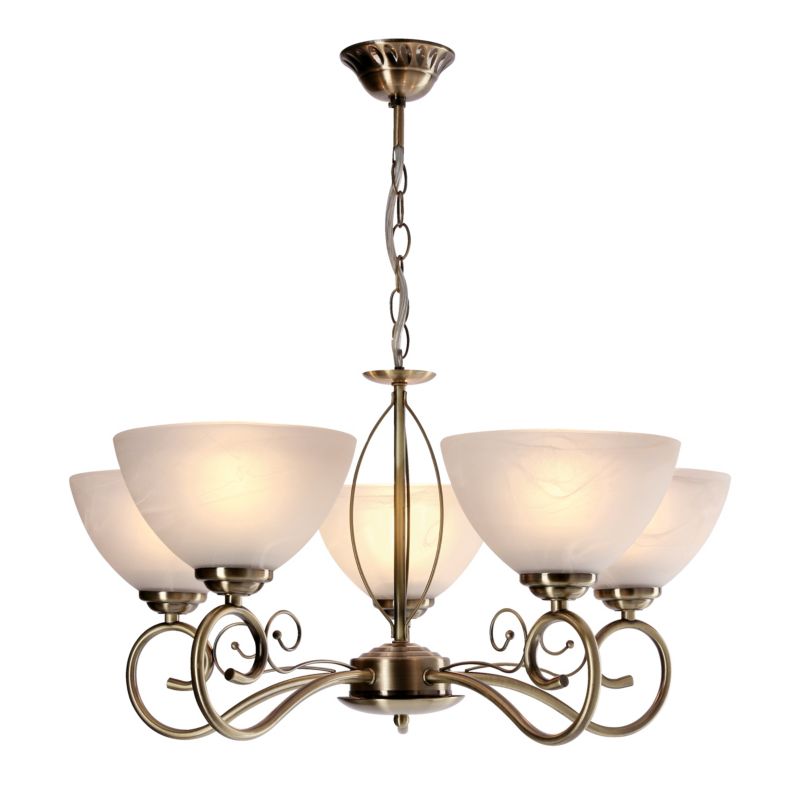 Lampa wisząca Candellux Lighting Horizon 5 x E14 patyna