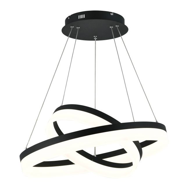 Lampa wisząca Cornelia 4800 lm 4000 K czarny mat