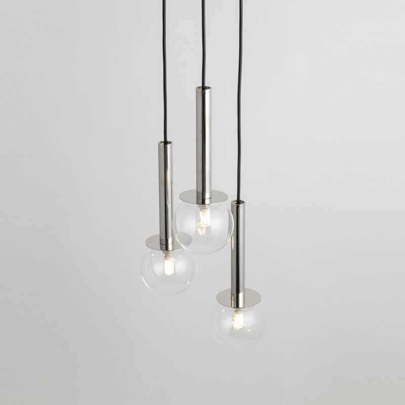 Lampa wisząca Daisy 3 x G9 srebrna
