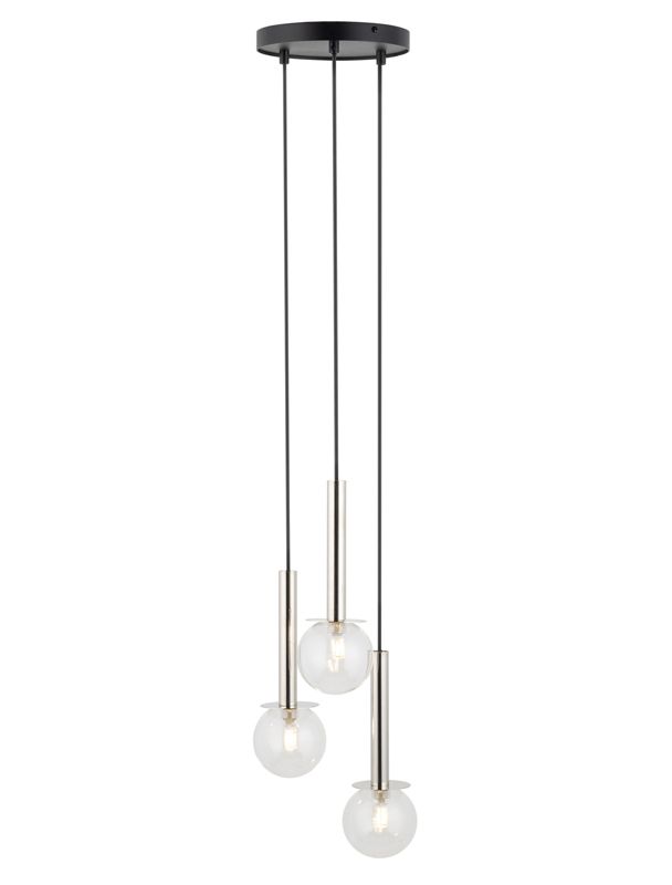 Lampa wisząca Daisy 3 x G9 srebrna