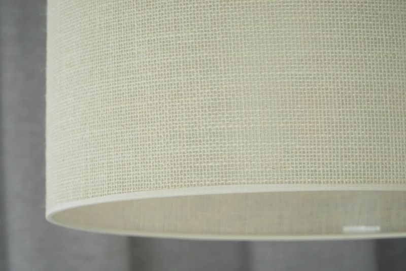 Lampa wisząca Duolla 1 x E27 biała juta