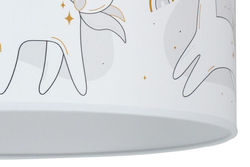 Lampa wisząca Duolla 1 x E27 jednorożce