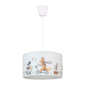 Lampa wisząca Duolla 1 x E27 zwierzątka