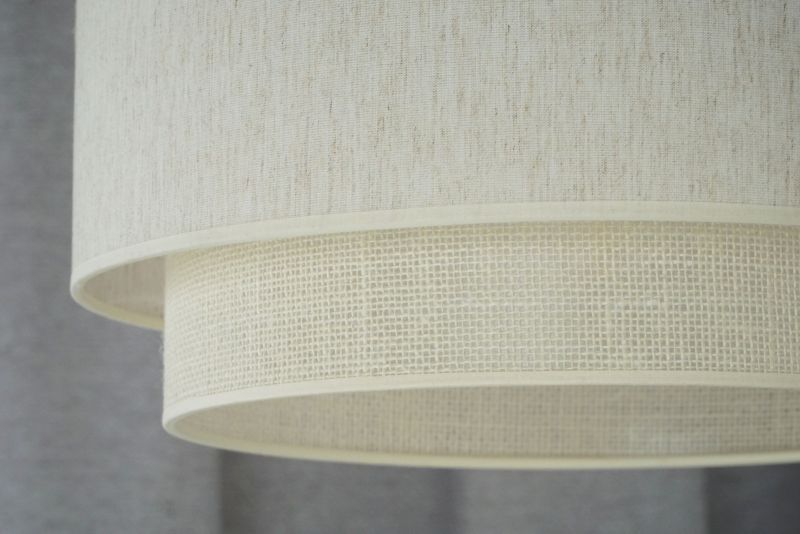 Lampa wisząca Duolla Boho 1 x E27 biała/juta