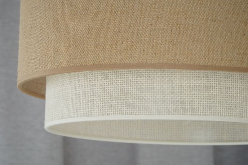 Lampa wisząca Duolla Boho 1 x E27 juta/beżowy, ecru