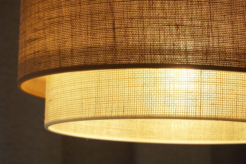Lampa wisząca Duolla Boho 1 x E27 juta/biała juta