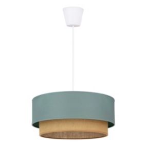 Lampa wisząca Duolla Boho 1 x E27 szara/juta