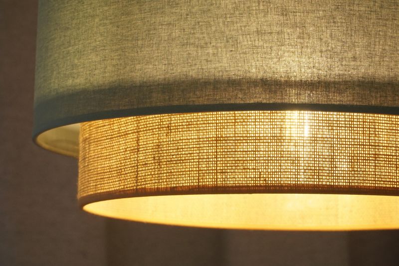 Lampa wisząca Duolla Boho 1 x E27 szara/juta