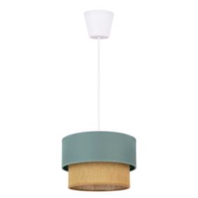 Lampa wisząca Duolla Boho XS 1 x E27 szara/juta