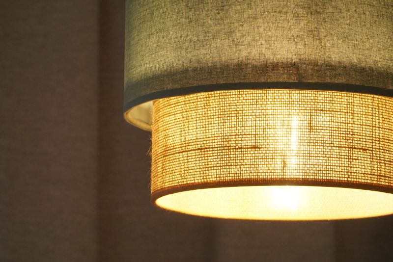 Lampa wisząca Duolla Boho XS 1 x E27 szara/juta