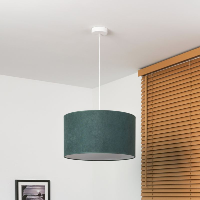 Lampa wisząca Duolla Bristol 1-punktowa E27 zielona