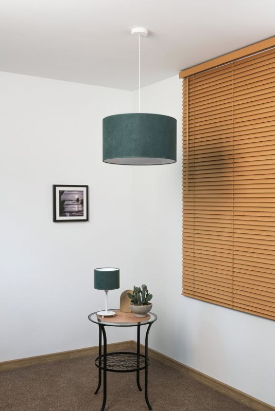 Lampa wisząca Duolla Bristol 1-punktowa E27 zielona