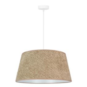 Lampa wisząca Duolla Cone 1 x E27 bukla cappucino