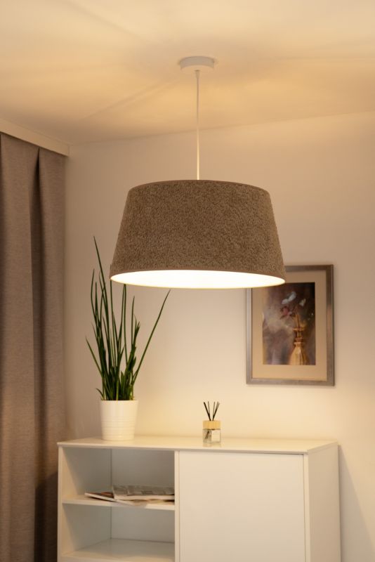Lampa wisząca Duolla Cone 1 x E27 bukla cappucino
