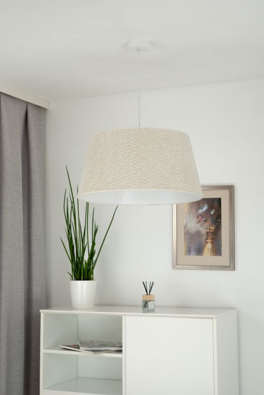 Lampa wisząca Duolla Cone 1 x E27 bukla ecru