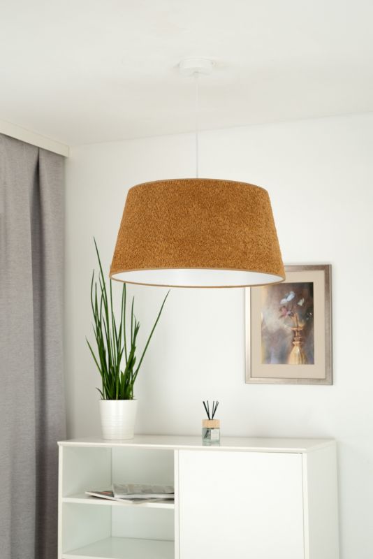 Lampa wisząca Duolla Cone 1 x E27 bukla pomarańczowa