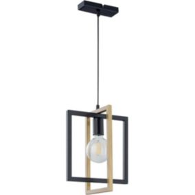 Lampa wisząca Eden 1-punktowa E27 czarna / złota