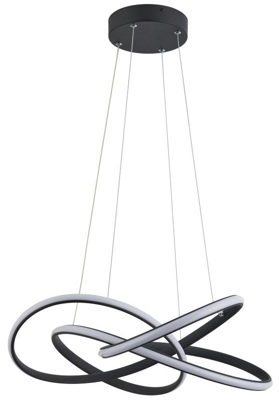 Lampa wisząca ElaRya 3600 lm 4000 K ze ściemniaczem czarna