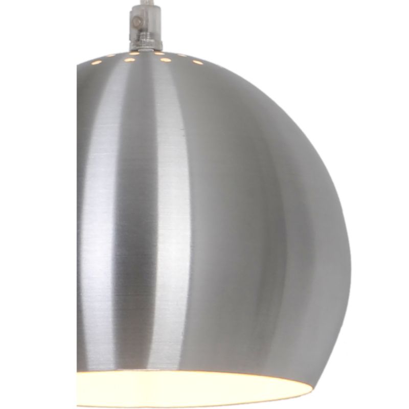Lampa wisząca Globo 1-punktowa E27 aluminium