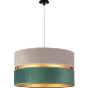 Lampa wisząca Goldie Duo 1 x E27 zielona