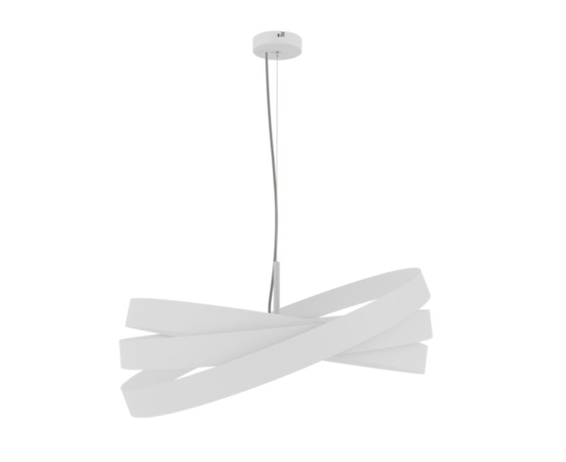 Lampa wisząca GoodHome Agiou 3-punktowa E27 biały mat