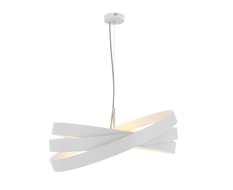 Lampa wisząca GoodHome Agiou 3-punktowa E27 biały mat