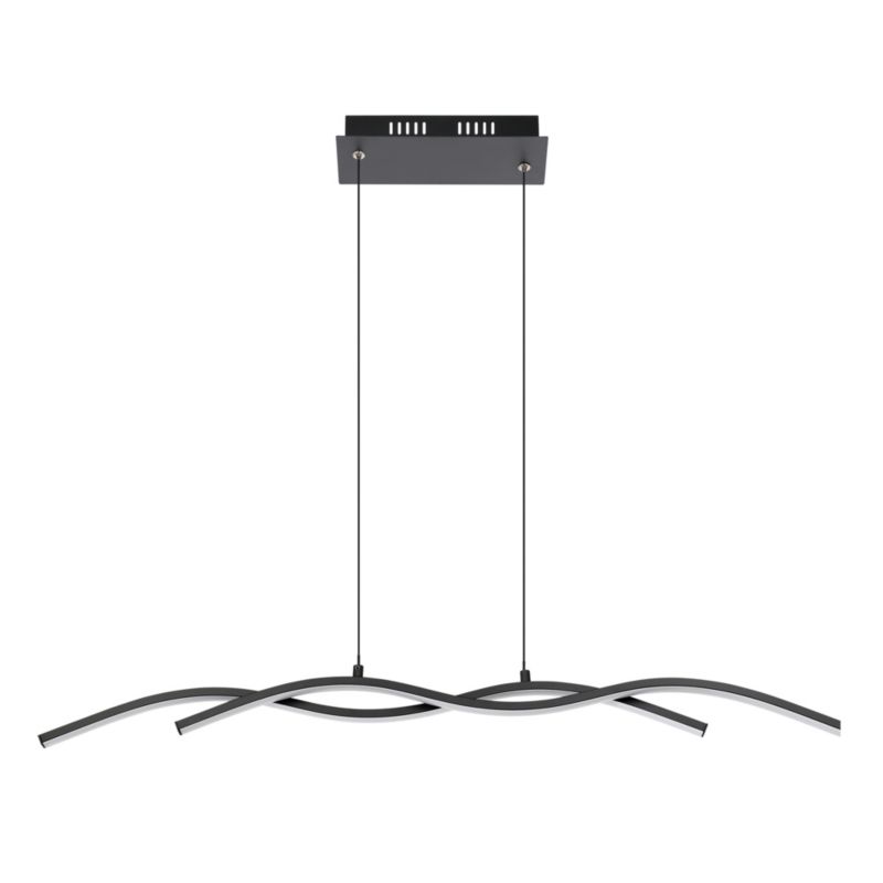 Lampa wisząca GoodHome Alani 1850 lm czarna DIM