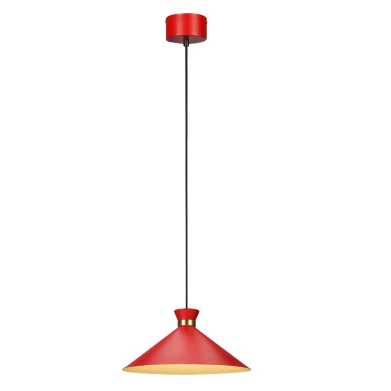 Lampa wisząca GoodHome Apennin 35 W E27 czerwona