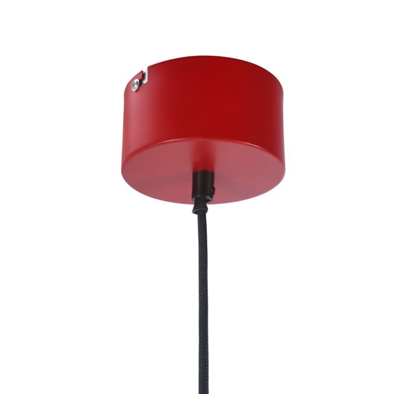 Lampa wisząca GoodHome Apennin 35 W E27 czerwona
