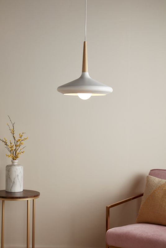 Lampa wisząca GoodHome Arraqis 1-punktowa E27 36 cm biała