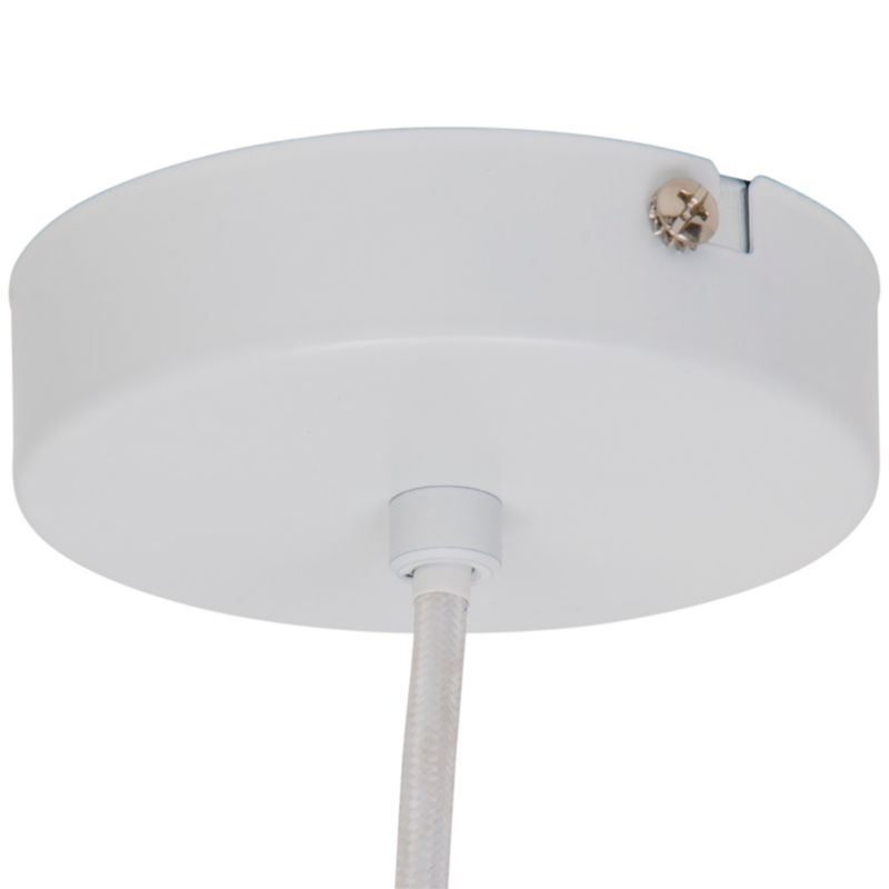 Lampa wisząca GoodHome Aulavik 1-punktowa E27 biała