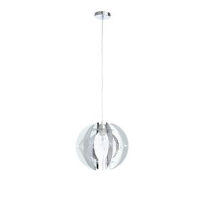 Lampa wisząca GoodHome Bastberg 31 cm E27 chrom