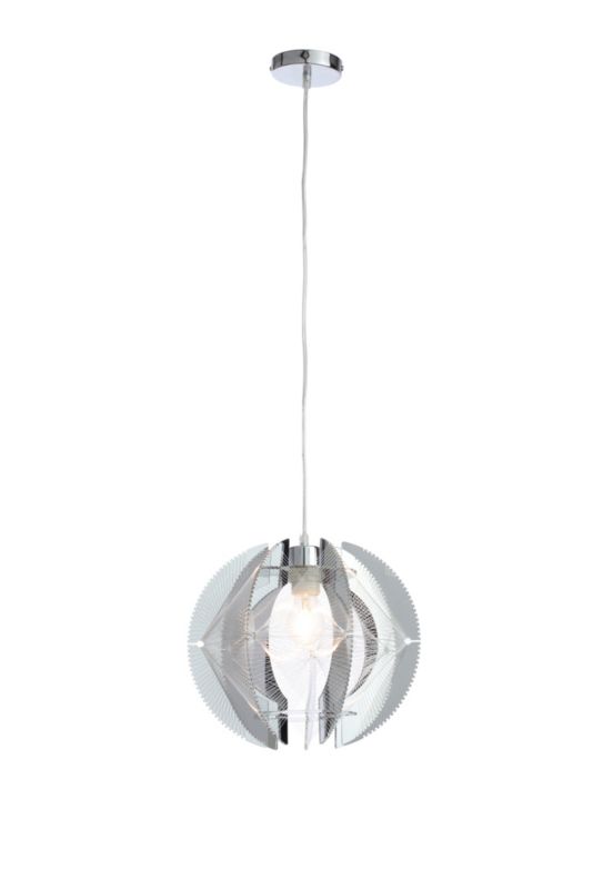 Lampa wisząca GoodHome Bastberg 31 cm E27 chrom
