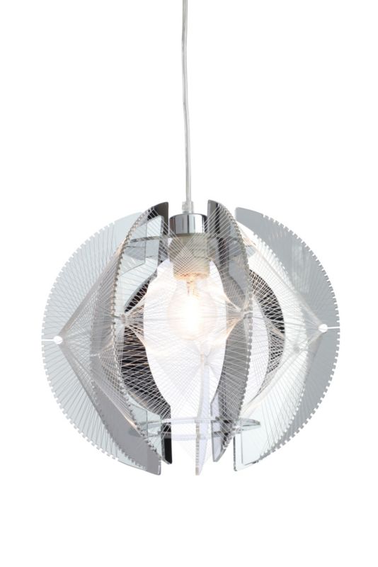 Lampa wisząca GoodHome Bastberg 31 cm E27 chrom
