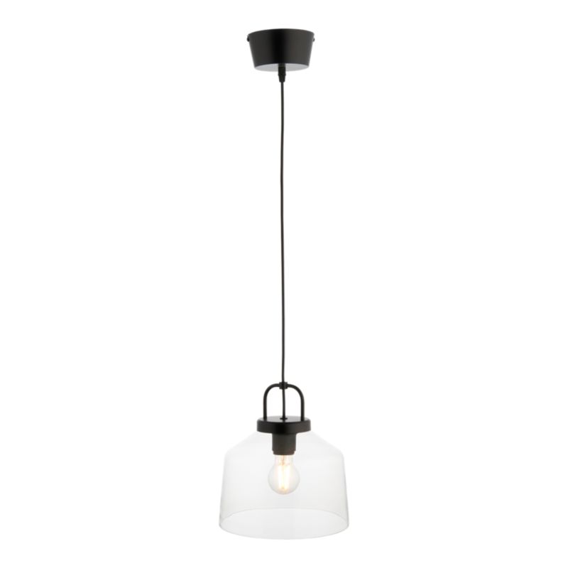 Lampa wisząca GoodHome Boronia 1 x E27 szklana 24 cm