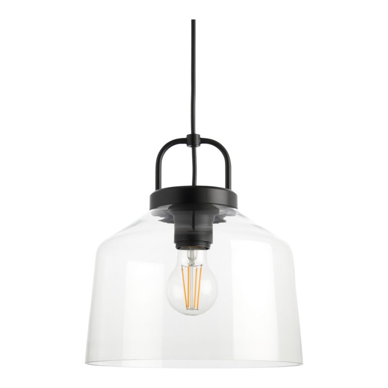 Lampa wisząca GoodHome Boronia 1 x E27 szklana 24 cm