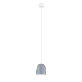 Lampa wisząca GoodHome Calume 1-punktowa E27 18 cm szara