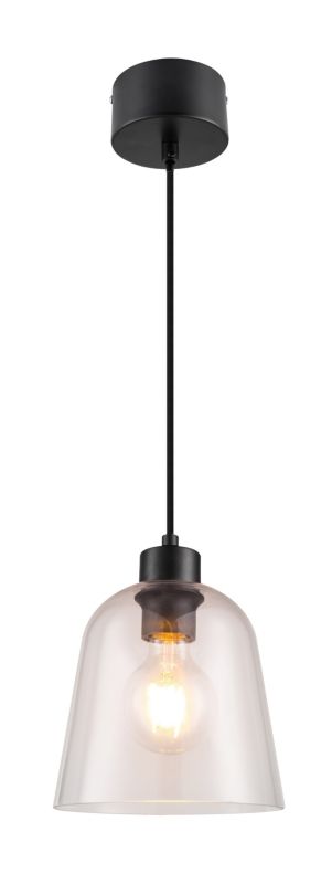 Lampa wisząca GoodHome Calume 1-punktowa E27 18 cm transparentna