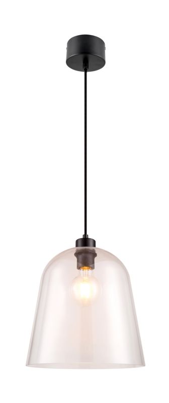 Lampa wisząca GoodHome Calume 1-punktowa E27 28 cm transparentna