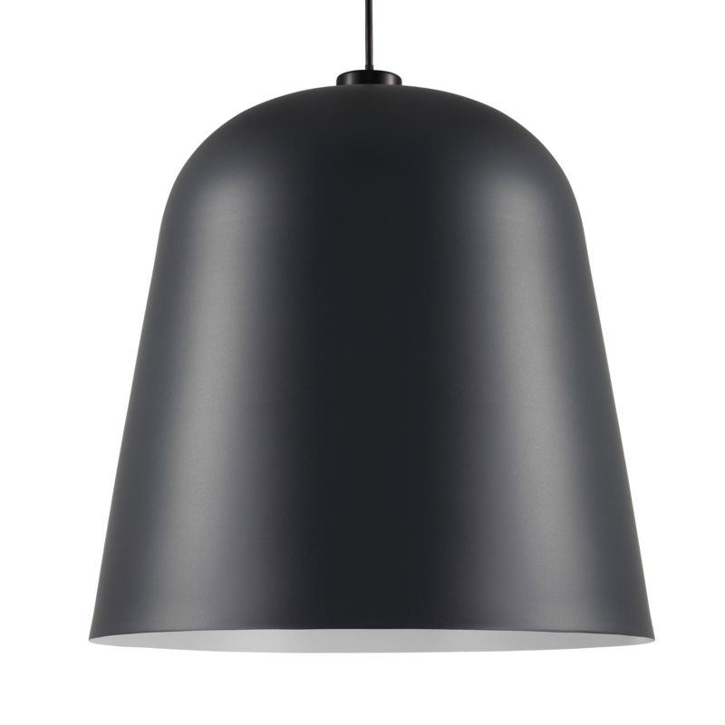 Lampa wisząca GoodHome Calume 1-punktowa E27 38 cm czarna matowa